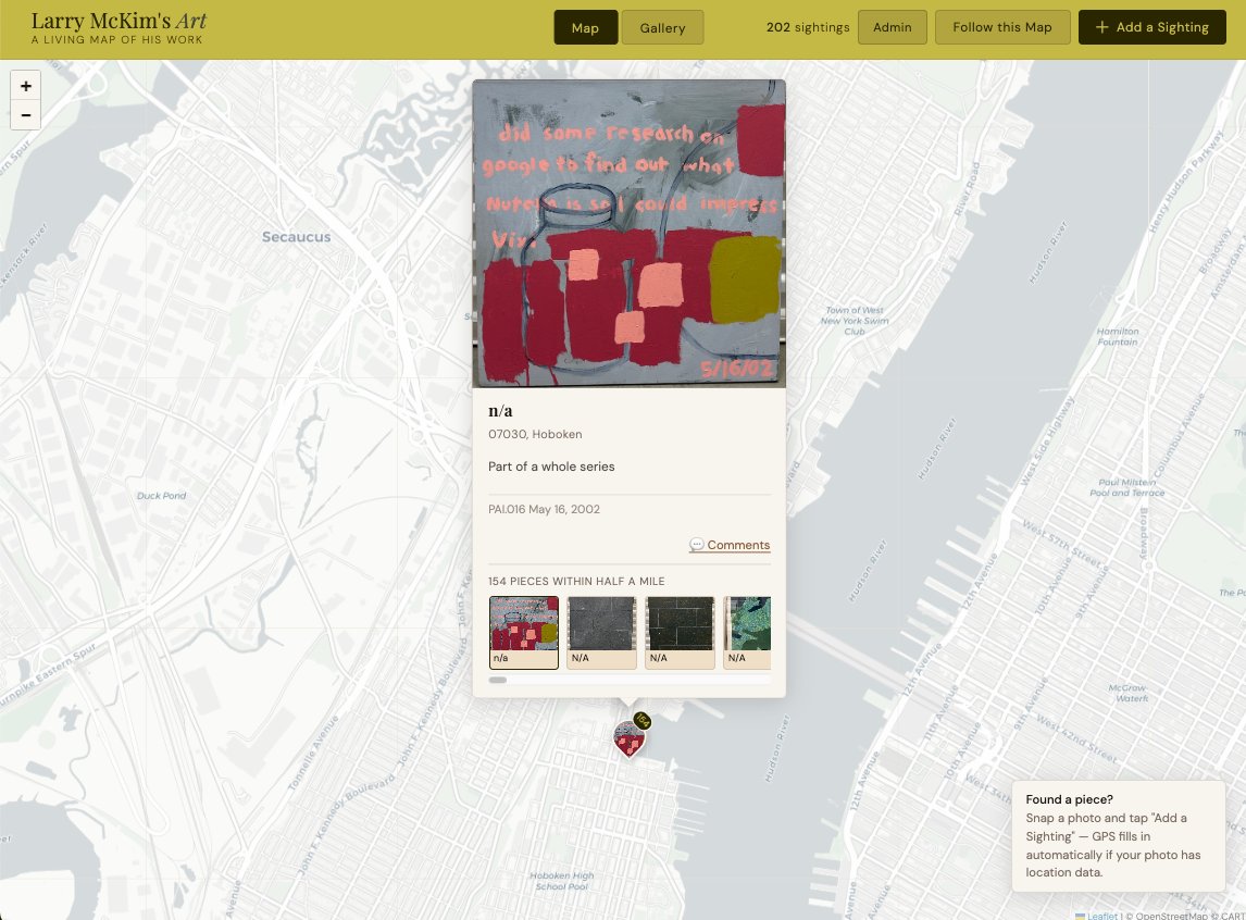 Larry McKim's Art — Living Map